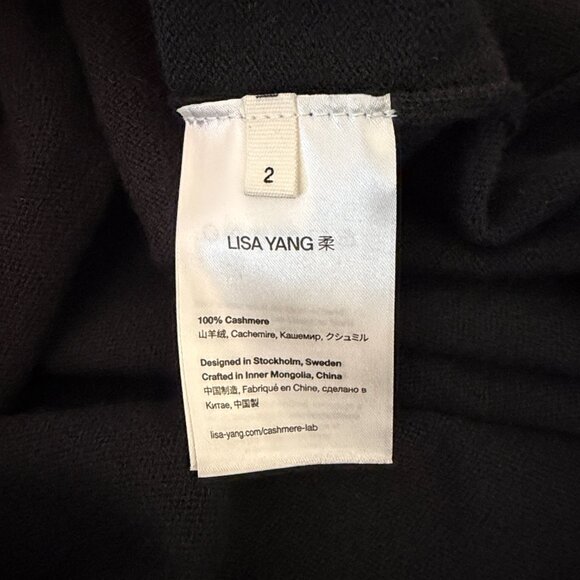 Lisa Yang Layered Ruffled Cashmere Maxi Skirt in Black Size M - Picture 13 of 16